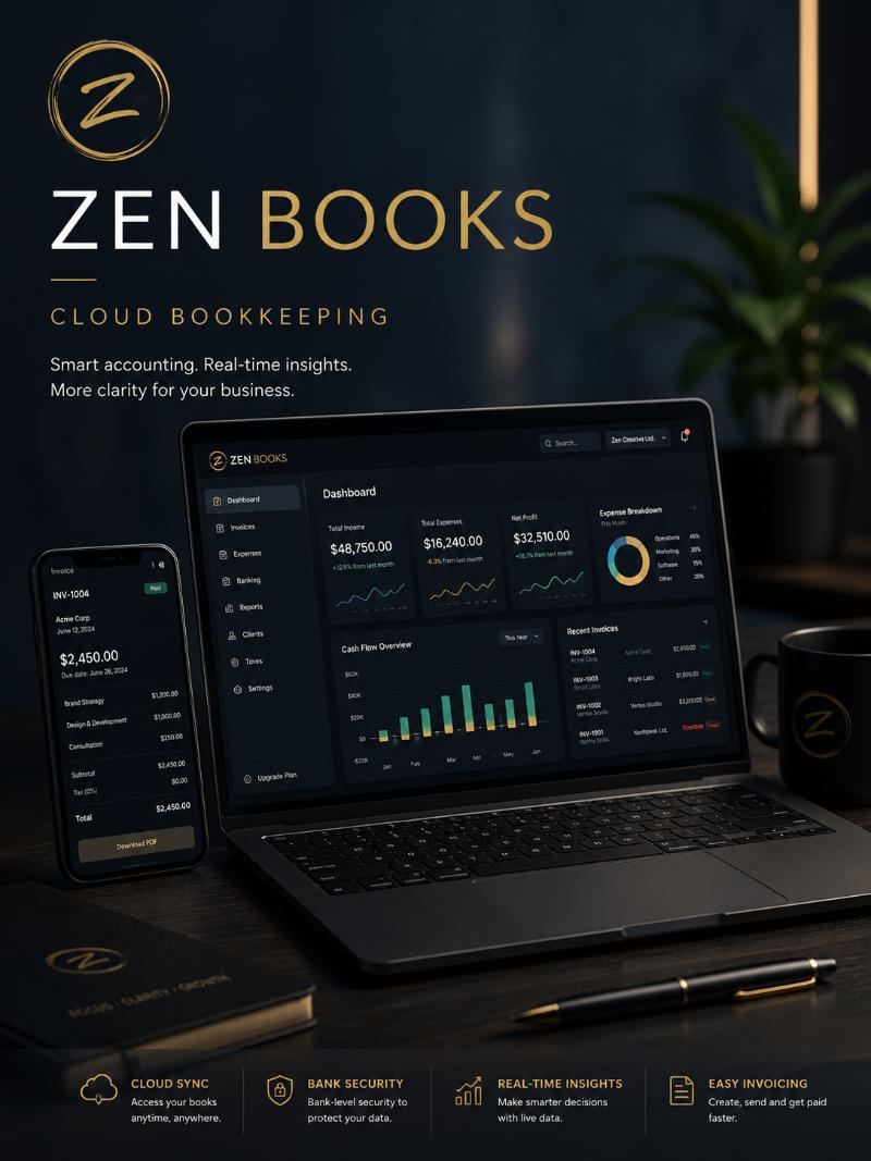 Zen Books website project